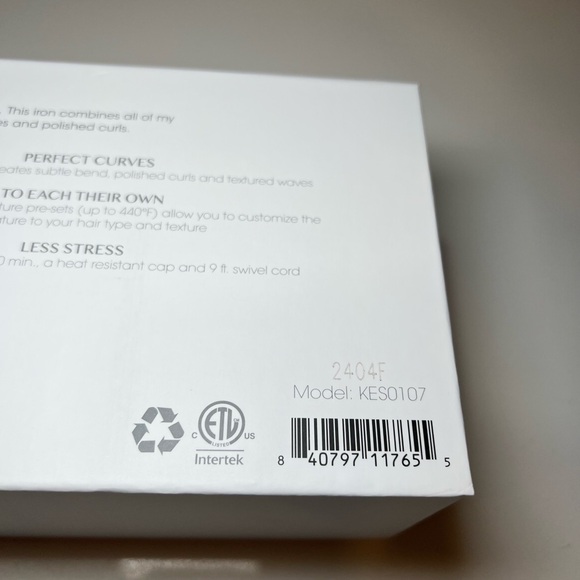 Brand New Kristin Ess 3-in-One Titanium Hair Straightener - Picture 4 of 7